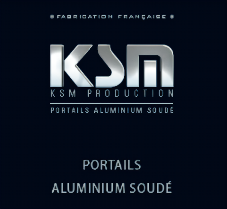 Partenaire KSM production, portails aluminium soudé fabrication française